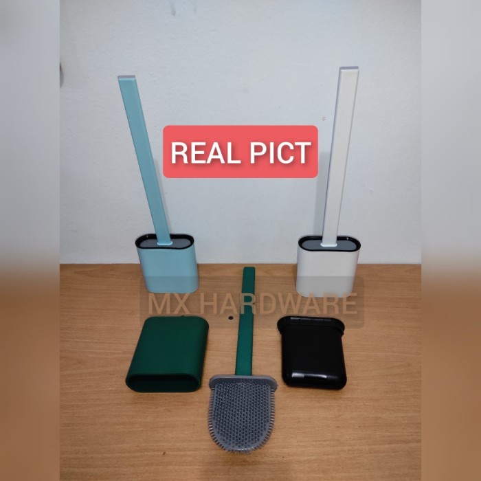 [BAYAR DITEMPAT] Brush Toilet Silicone / Sikat WC Silikon