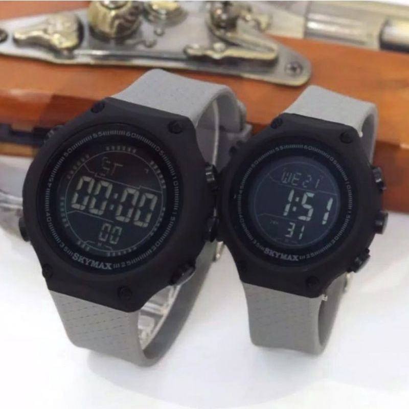 SKYMAX JAM TANGAN COUPLE DIGITAL (WATER PROFFF)