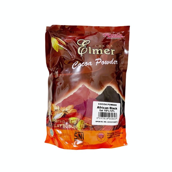 Elmer Cocoa Powder African Black 1kg / Elmer Coklat Bubuk African Black 1kg