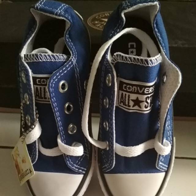 Sepatu Converse Anak Warna Biru Bca/Birel Biru Elektrik / Sepatu Anak Laki-laki / Sneakers Anak / Sepatu Sekolah Anak