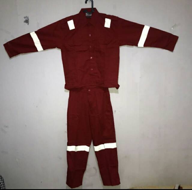 Baju Kerja Safety / baju celana kerja / baju setelan kerja proyek / steel horse