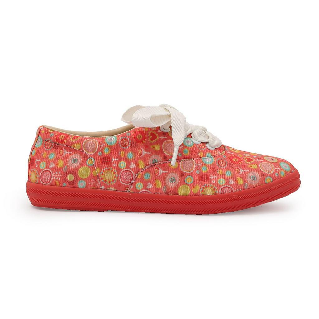 Khakikakiku Exie Cocktail Red Sneakers