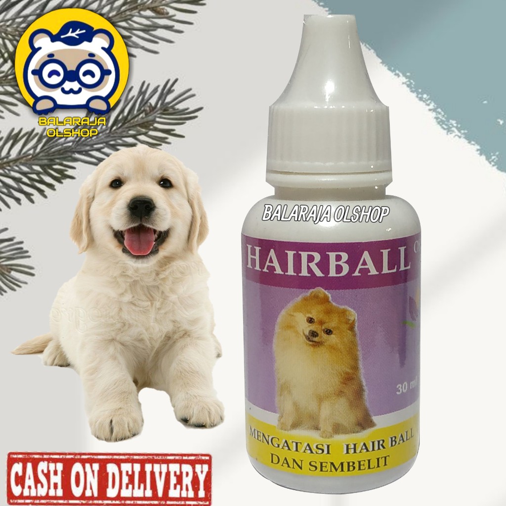 OBAT ANJING SAKIT SEMBELIT MUNTAH BULU HAIRBALL OIL DOG