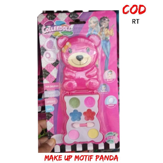 Make Up Anak- Anak Mainan Rias Wajah Kosmetik Motif Panda