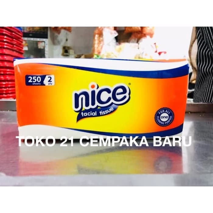 Nice Facial Tissue 250 Sheets | Tisu Tisue Tissu Nice 250sheets Sheet Murah Promo