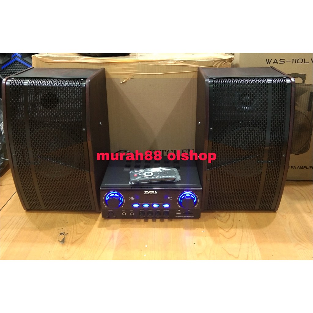 PAKET HOME KAROKE SPEAKER TARGA BN-300 BLUETOOTH