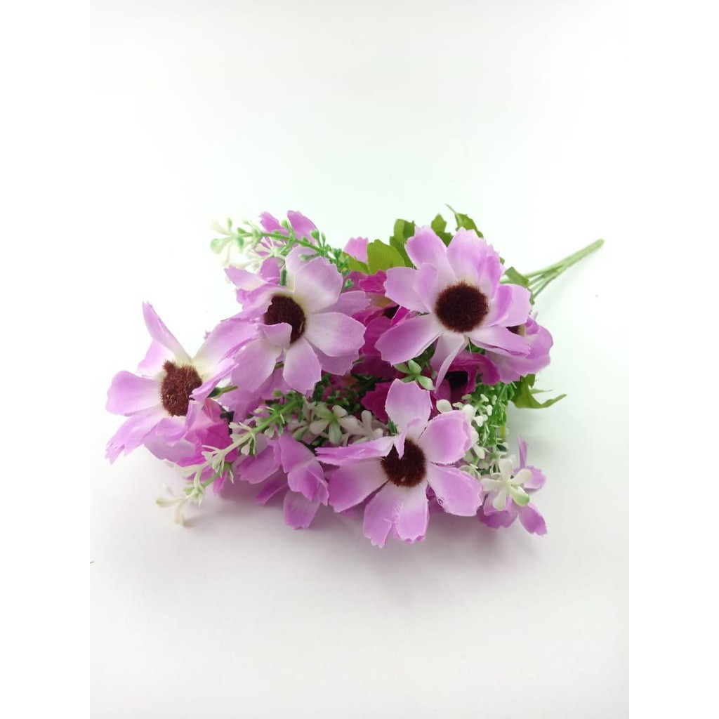 COD BUNGA MATAHARI  BUNGA TANGKAI PLASTIK BUNGA ARTIFISIAL BUNGA PAJANGAN BUNGA HIASAN BT9026-UNGU