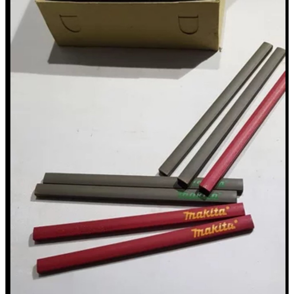 Pensil Tukang Makita Bagus Pencil Tukang Kayu Bangunan Proyek Arsitek Mebel Furniture Alat Tulis