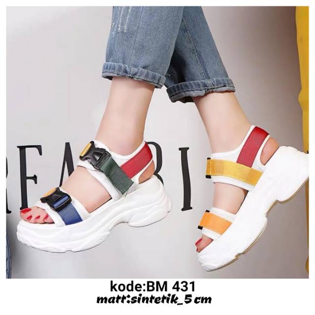 Bm 431 sendal cewek sendal tali