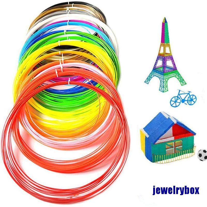 (Jewelrybox) Filamen Pena Printer 3d 12 Warna 1.75mm 3m Per Color