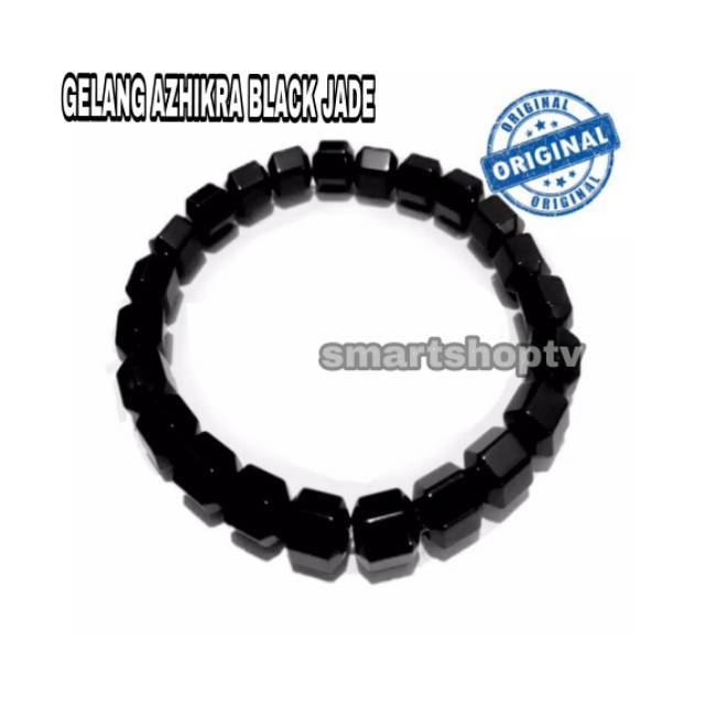 GELANG AZHIKRA BLACK JADE - GELANG GWISAMUNSOK LJL AZHIKRA HEALTH NECKLACE - GELANG KESEHATAN ASLI K