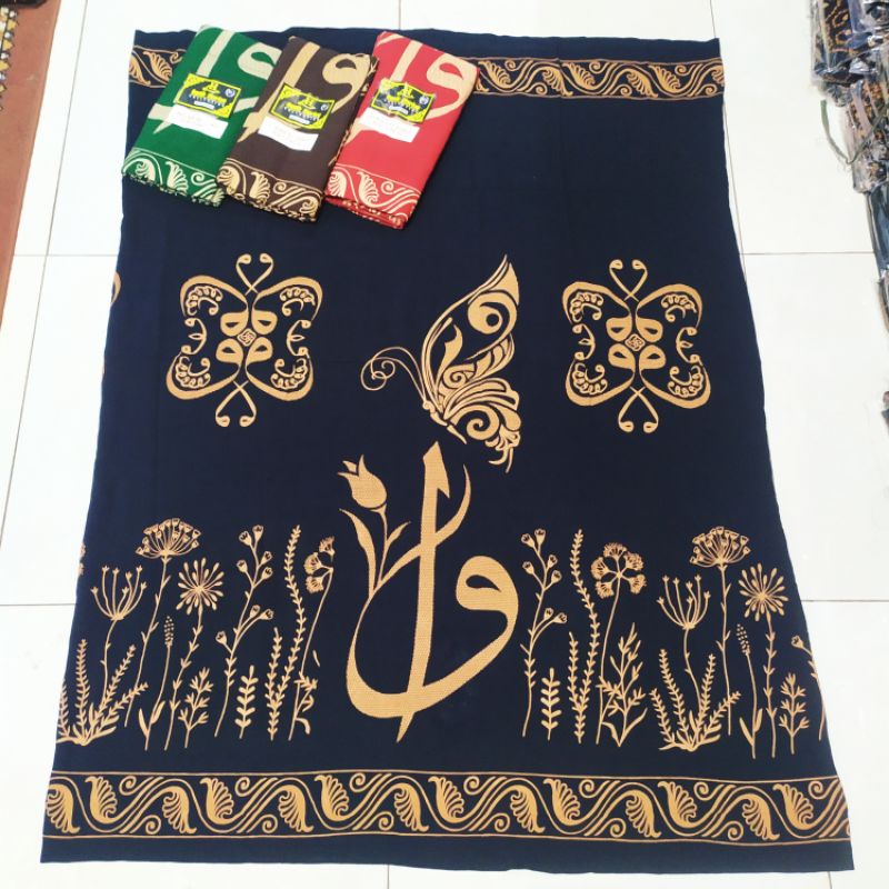 SARUNG WANITA SARUNG SANTRI PUTRI MOTIF WAWU ALIF