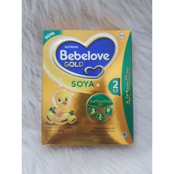 BEBELOVE GOLD SOYA TAHAP 2 6-12 BULAN 360GR