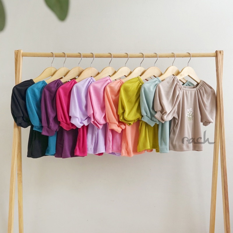 RACHIDKIDS / BAJU ANAK CEWEK LUCU / BELLA RIB TOP