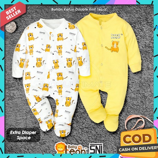 Velvet Junior Motif Terbaru Baju Kodok Panjang Baby Jumper Newborn Mot Jumpsuit Baby Leon Sni Sleeps