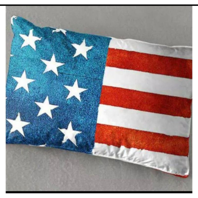 Balmut atau Bantal Selimut ILONA 150x200 motif AMERICA