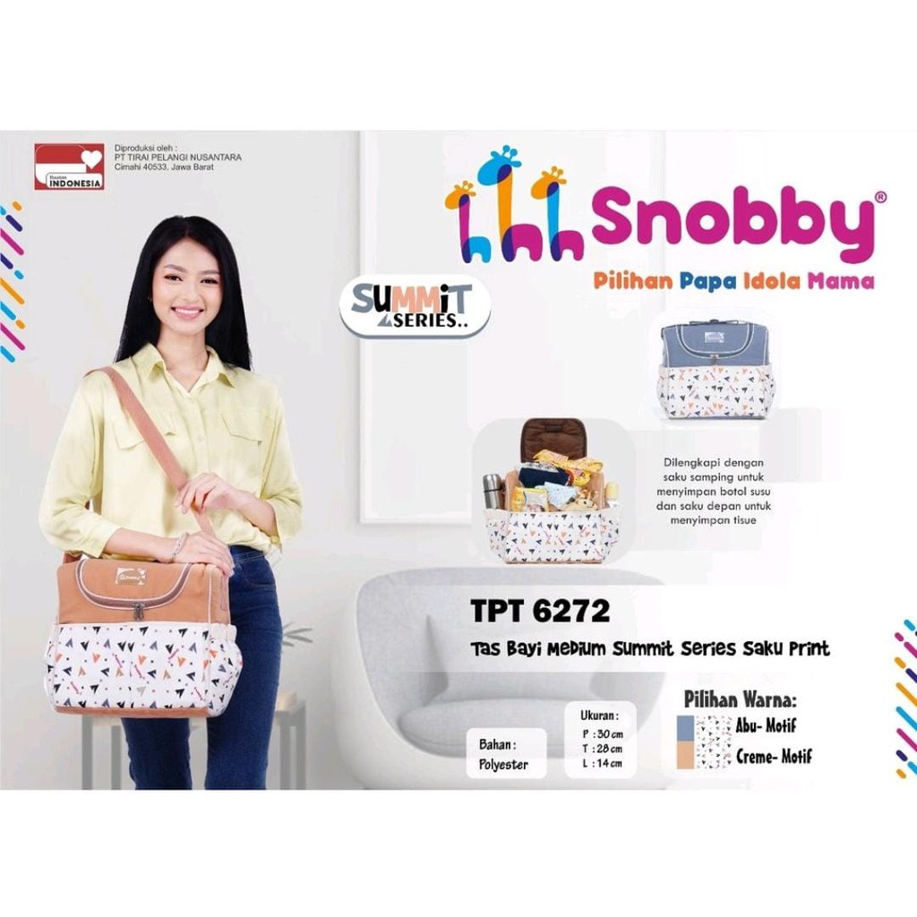 Snobby TPT6272 Tas Bayi Medium Summit Series Saku Print