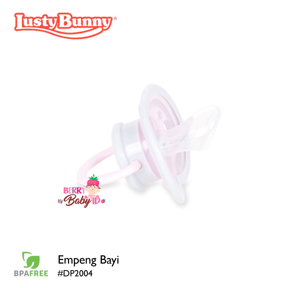 Lusty Bunny Pacifier Orthodontic Silicone Empeng Bayi Silikon 6m+ Berry Mart