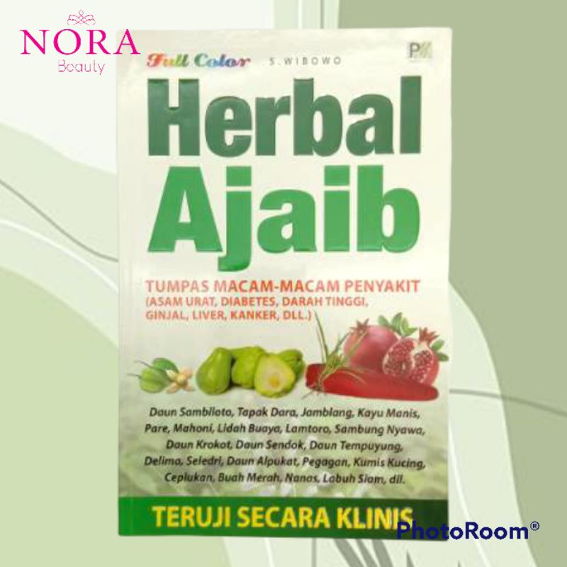 Buku herbal ajaib // murah