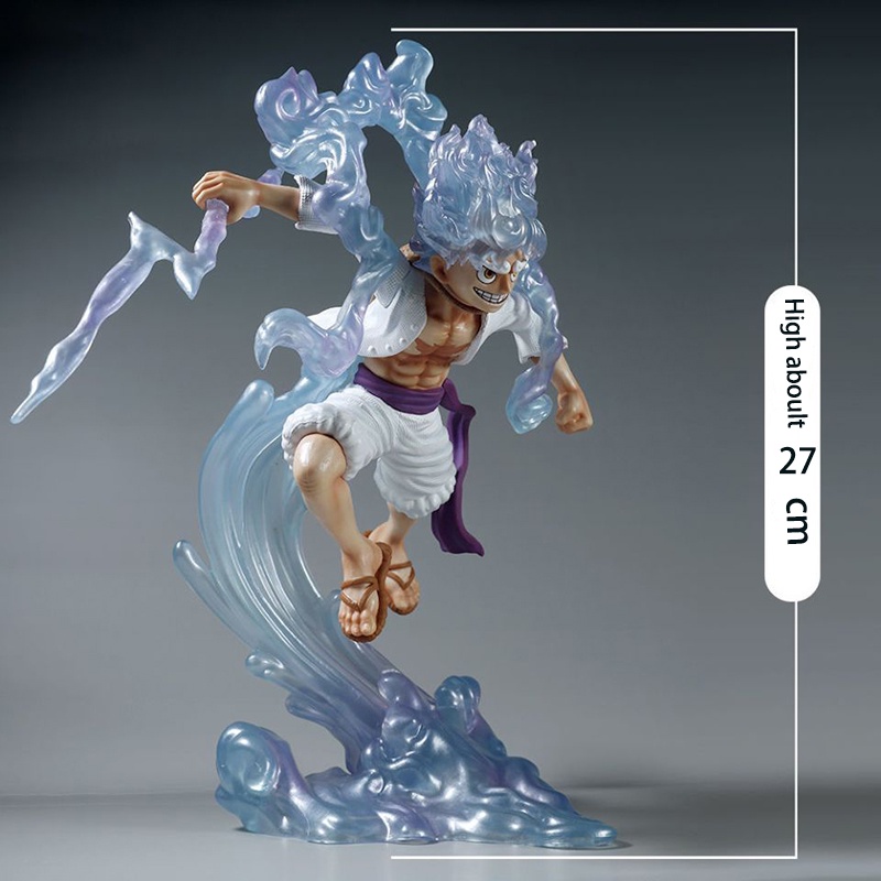 Mainan Action Figure One Piece Sun God Nika Luffy Gear 5 Monyet D Bahan PVC Ukuran 27cm Untuk Koleksi