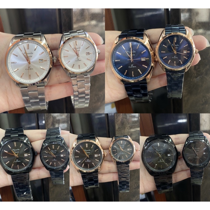 JAM TANGAN COUPLE ALEXANDRE CHRISTIE AC 8656 AC8656