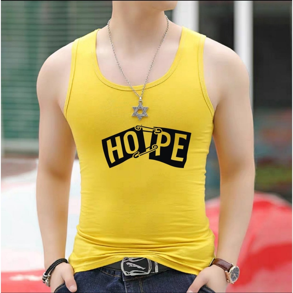 MUKZHOP - Singlet HOPE / singlet keren / singlet cowok / kaos santai