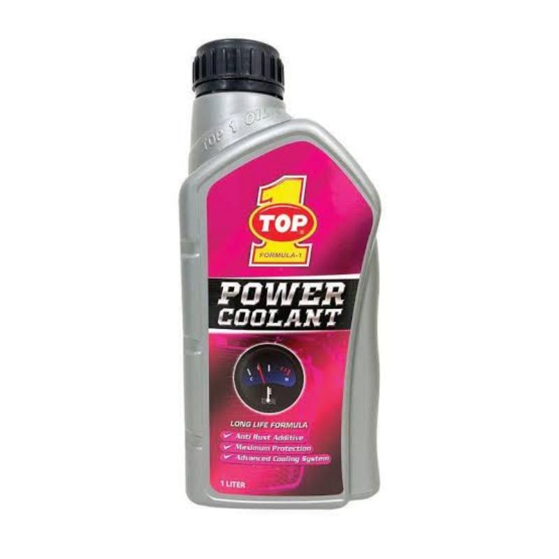Air Radiator Motor Mobil TOP1 Power Coolant 1000ml 1 Liter Pink