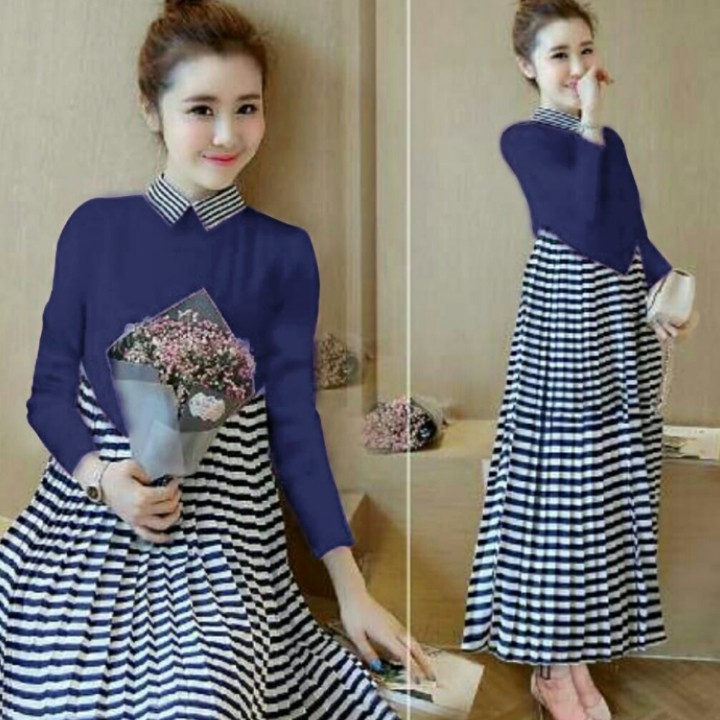 FWG - DRESS MAXI MICHIE / MAXY SALUR WANITA TERBARU / DRESS WANITA / LONGDRESS