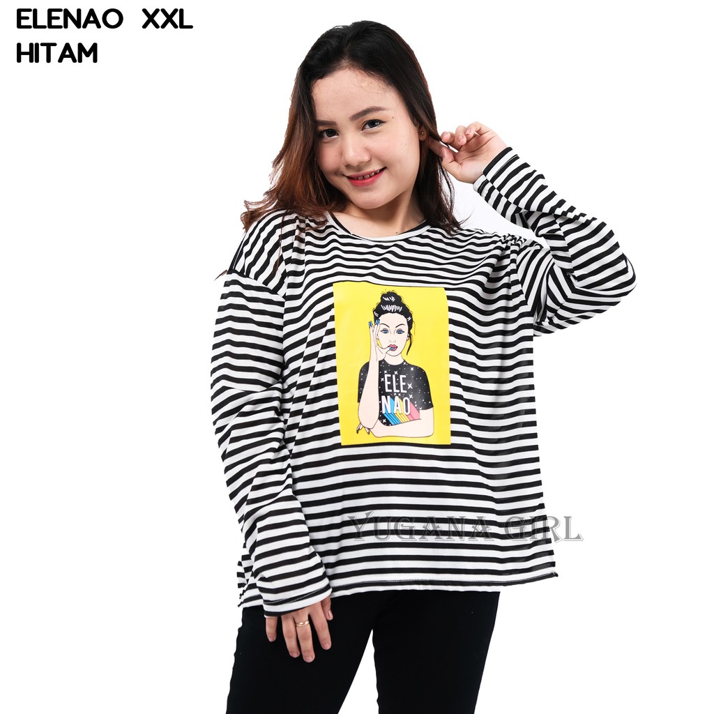  Baju  Kaos Salur Atasan  XXL Jumbo  Murah Wanita  Kekinian 