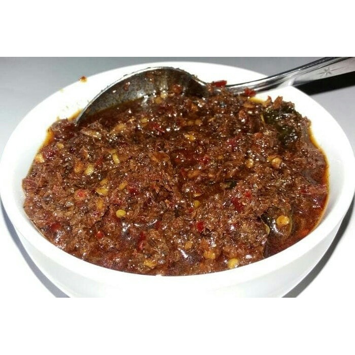 

TERMURAH SAMBAL IKAN ROA KHAS MANADO 300GR !!!