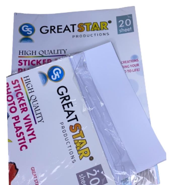 

Big Sale - STICKER VINYL A4/20 LEMBAR POLOS