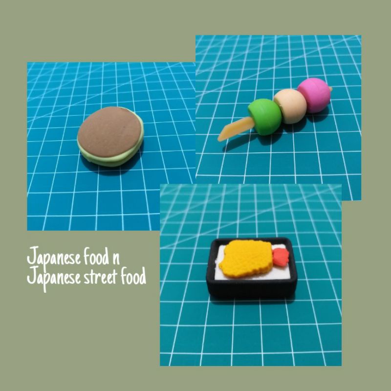 

Penghapus - Pengahapus bentuk - Penghapus lucu - Penghapus makanan - versi makanan Jepang