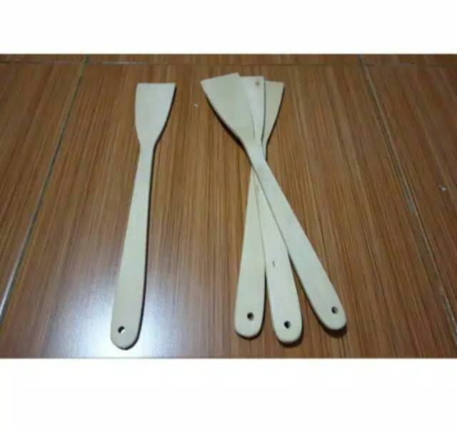 Spatula kayu / sodet kayu wajan anti baret