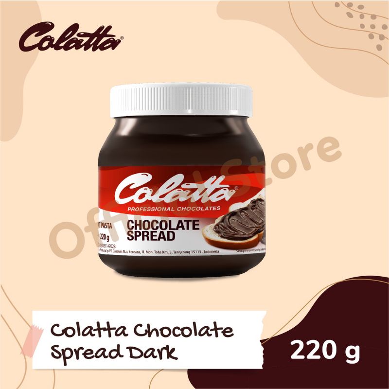 

Colatta Dark Chocolate Spread 220gr - Selai Coklat