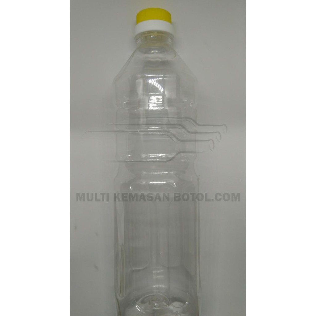 BOTOL PLASTIK PET MINYAK GORENG 1 LITER / MINERAL 1LITER - PUTIH