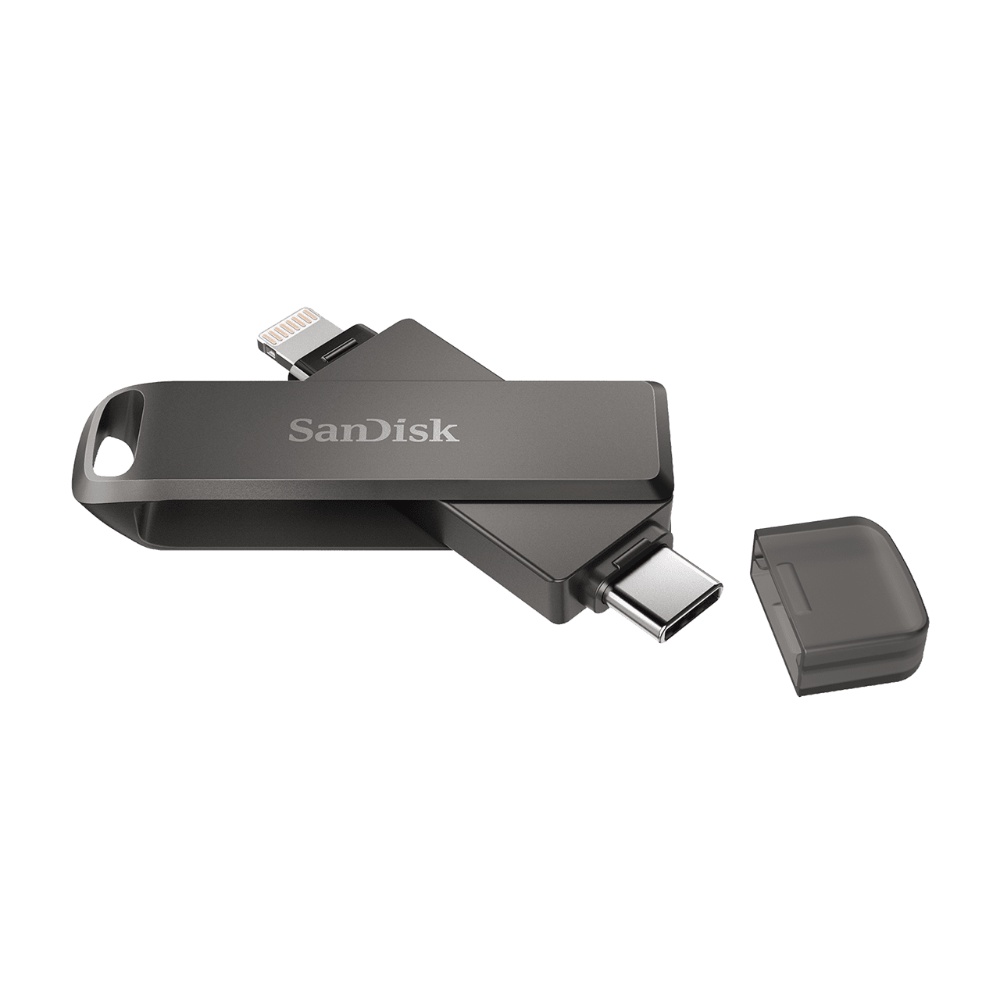 Flashdisk OTG Type-C &amp; OTG iPhone 64GB SanDisk iXpand Luxe - Garansi Resmi 2 Tahun