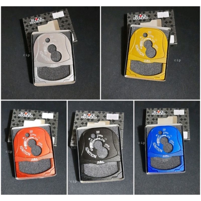 Tutup Cover Kunci Kontak Keyles All New Nmax-155 2021 / Nmax-155 2020 BLACK DIAMOND-3