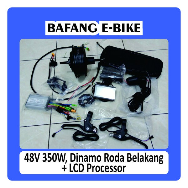 SET Sepeda Listrik Dinamo 48V 350 W Bafang E-bike Electric bike 48V Volt 350 W Watt Ebike E bike