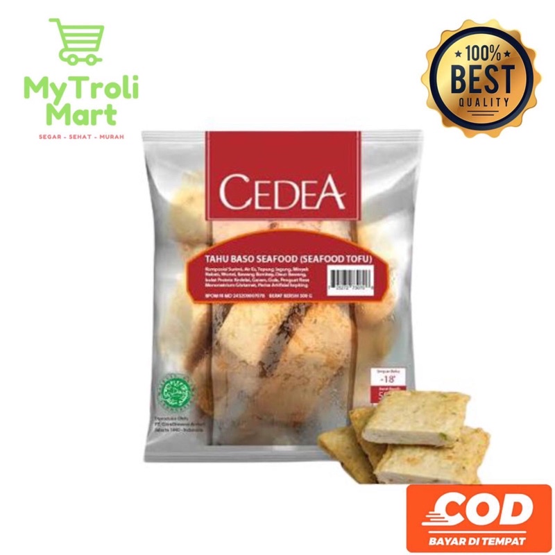 

Cedea Tahu Baso Seafood/Seafood Tofu - 500gr