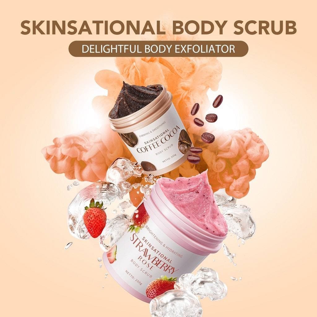 You Daily Skin Sational Body Scrub 250gr Buy 1 Get Free Bulu Mata