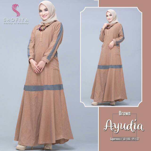 Paling Inspiratif Gamis  Ori  Shofiya Skinny Legz