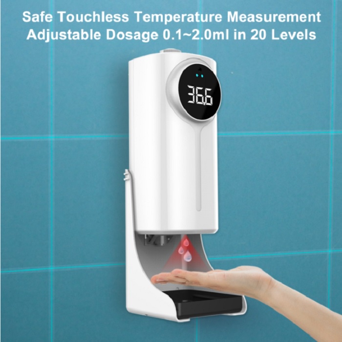 K9 Pro Dual Thermometer 2 in 1 Hand Sanitiser Dispenser - K9 Pro Aja