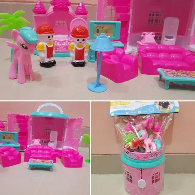 G3I4 Mainan Rumah Rumahan - Mainan Perabot Rumah - Mainan Anak Perempuan JVS