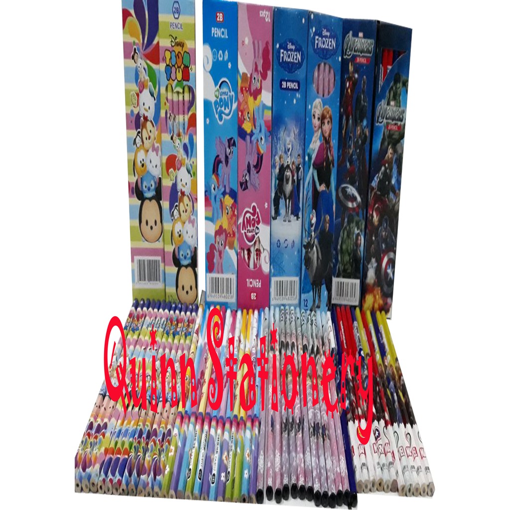 

PENSIL KAYU 2B KARAKTER (HARGA 1 PACK ISI 12 PCS PENSIL)
