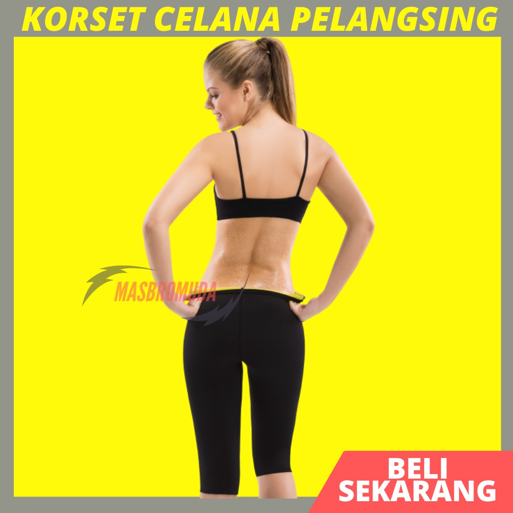 KORSET CELANA SENAM CELANA PELANGSING PENGECIL PAHA BOKONG WANITA BJ04