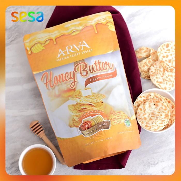 

Arva Honey Butter Crispy Tempe 100 g (Snack Sehat) Best Seller