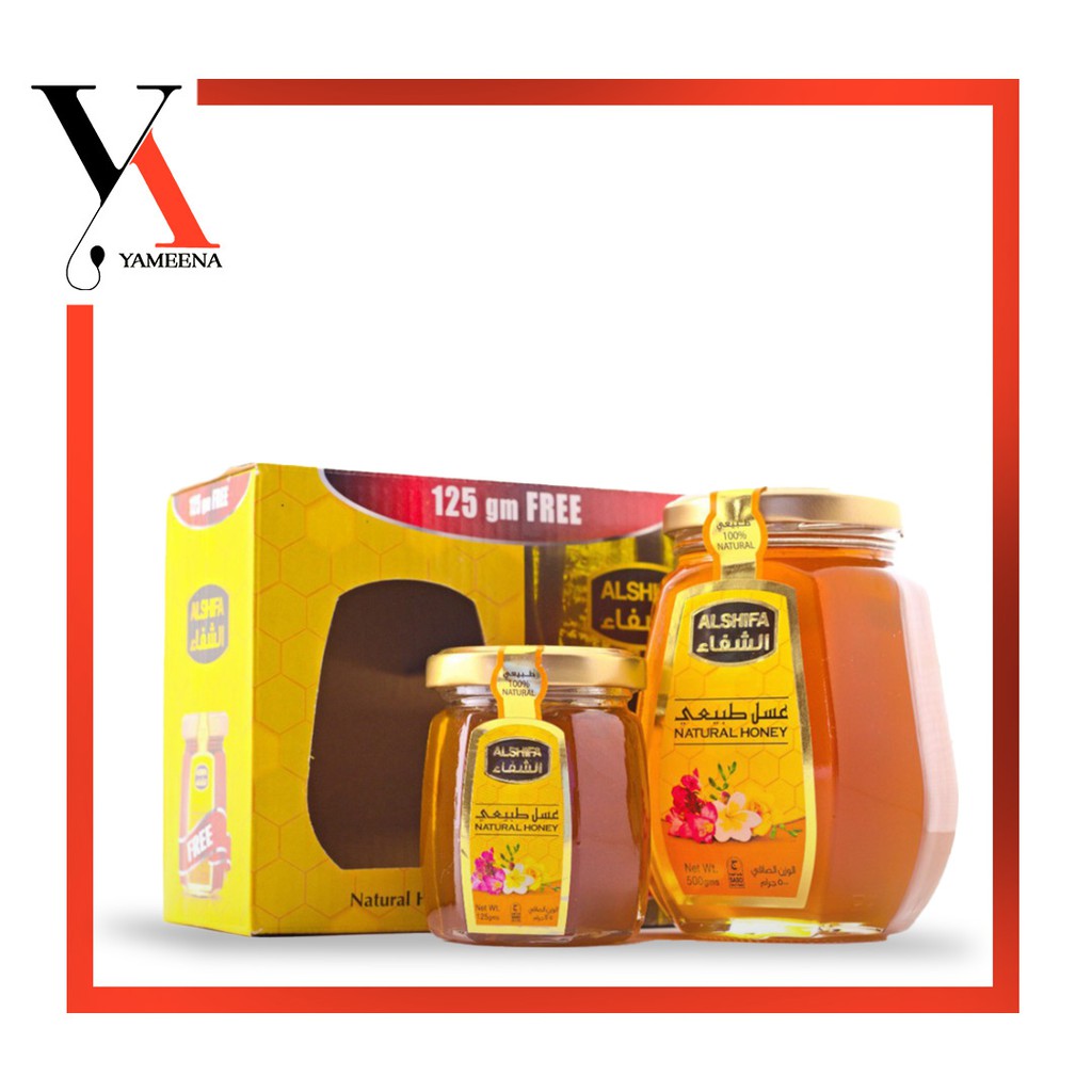 

Madu Al Shifa 500gr Free 125gr / Alshifa 500 gr Free 125 gr Natural Honey