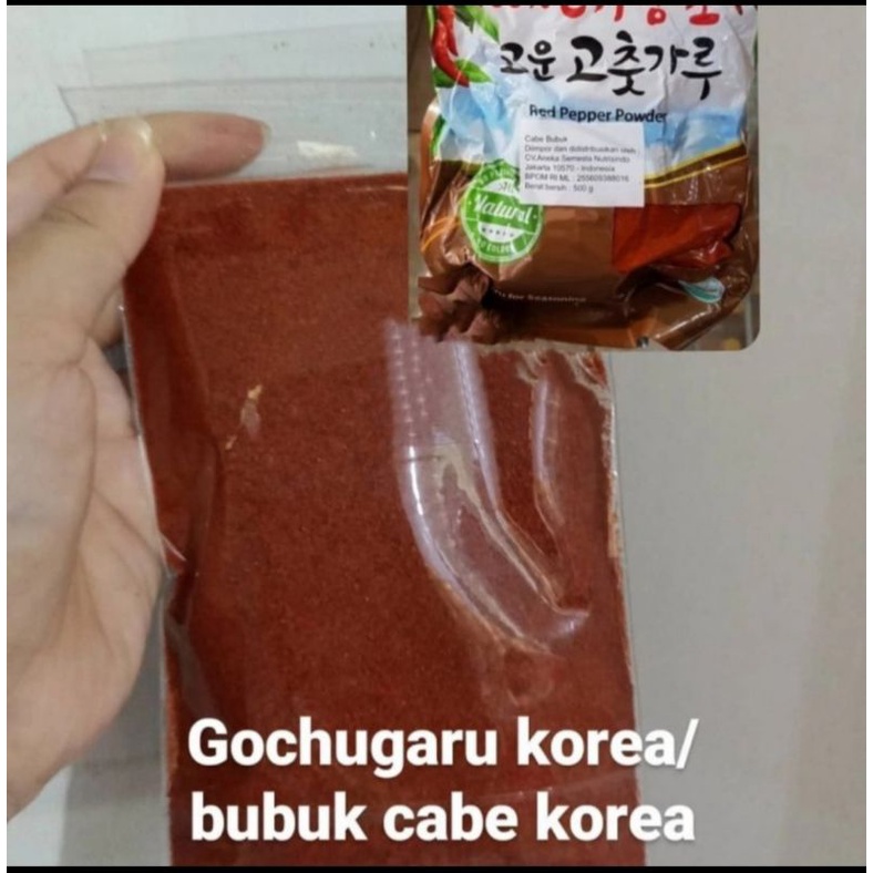 

HALAL..!! Gochugaru Korea / Bubuk Cabe Korea / Cabe Kimchi / Cabai bubuk halus Korea /Gochukaru