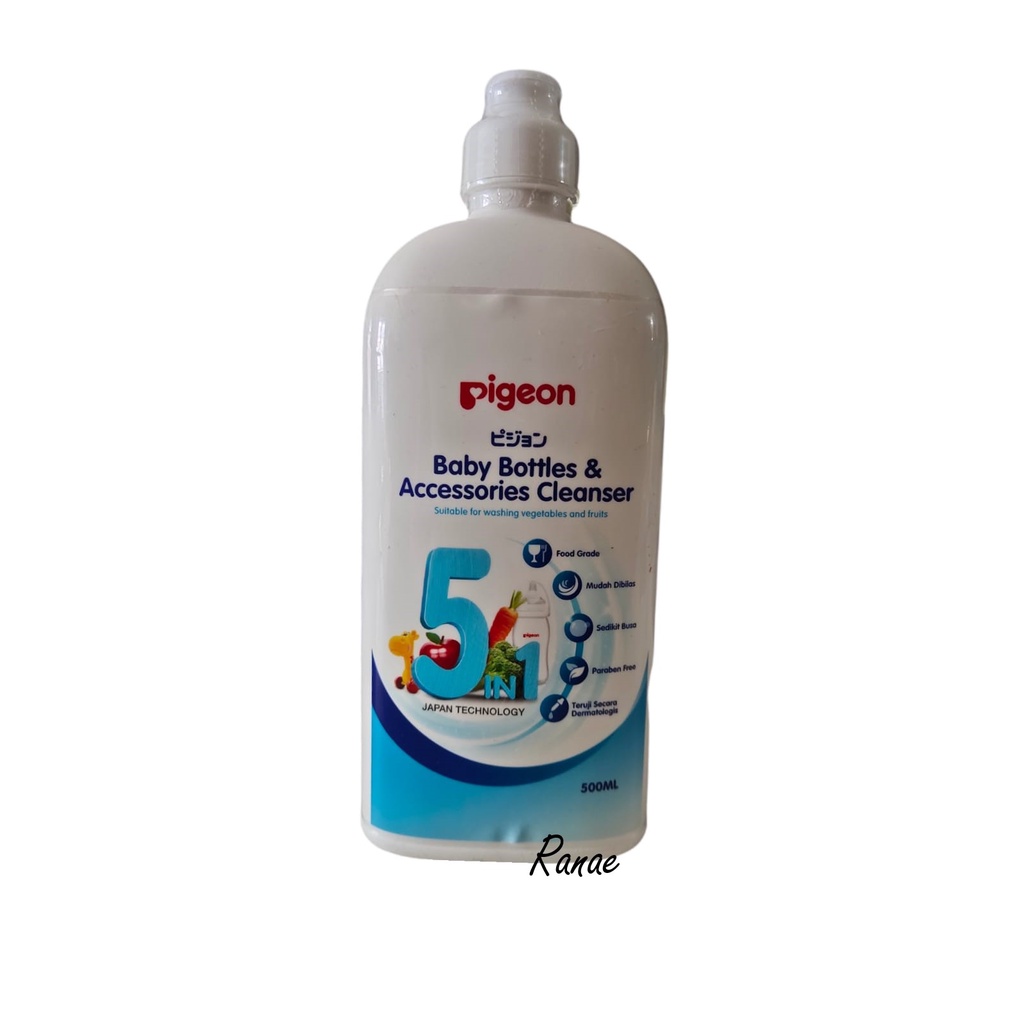 PIGEON BABY BOTTLES &amp; CLEANSER ACCESSORIES 5in1 450ml dan 500 ml