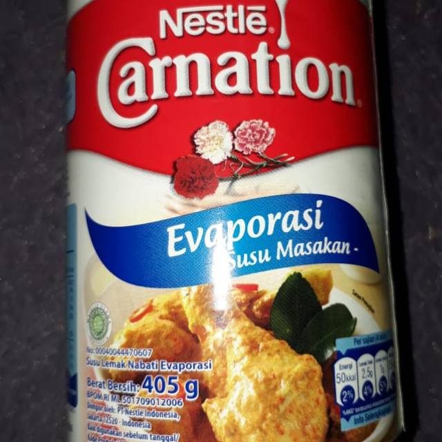 

Susu evaporasi nestle carnation 405 gr